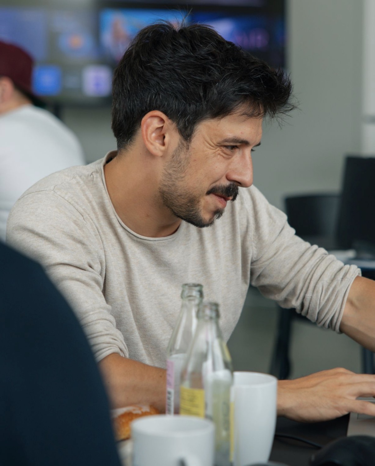 Teilnehmer bei der Arbeit